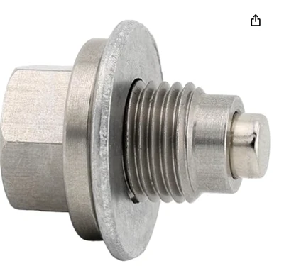 Stainless hlau M12 X 1.25mm sib nqus cov roj ntws plug tau nrog Infiniti, Lexus, Nissota